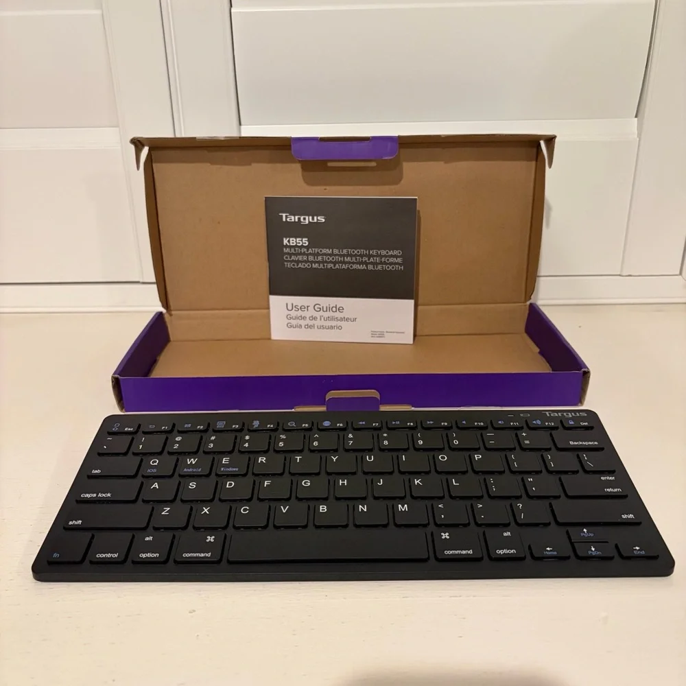NIB Targus KB55 Multi-Platform Bluetooth Keyboard - Black
